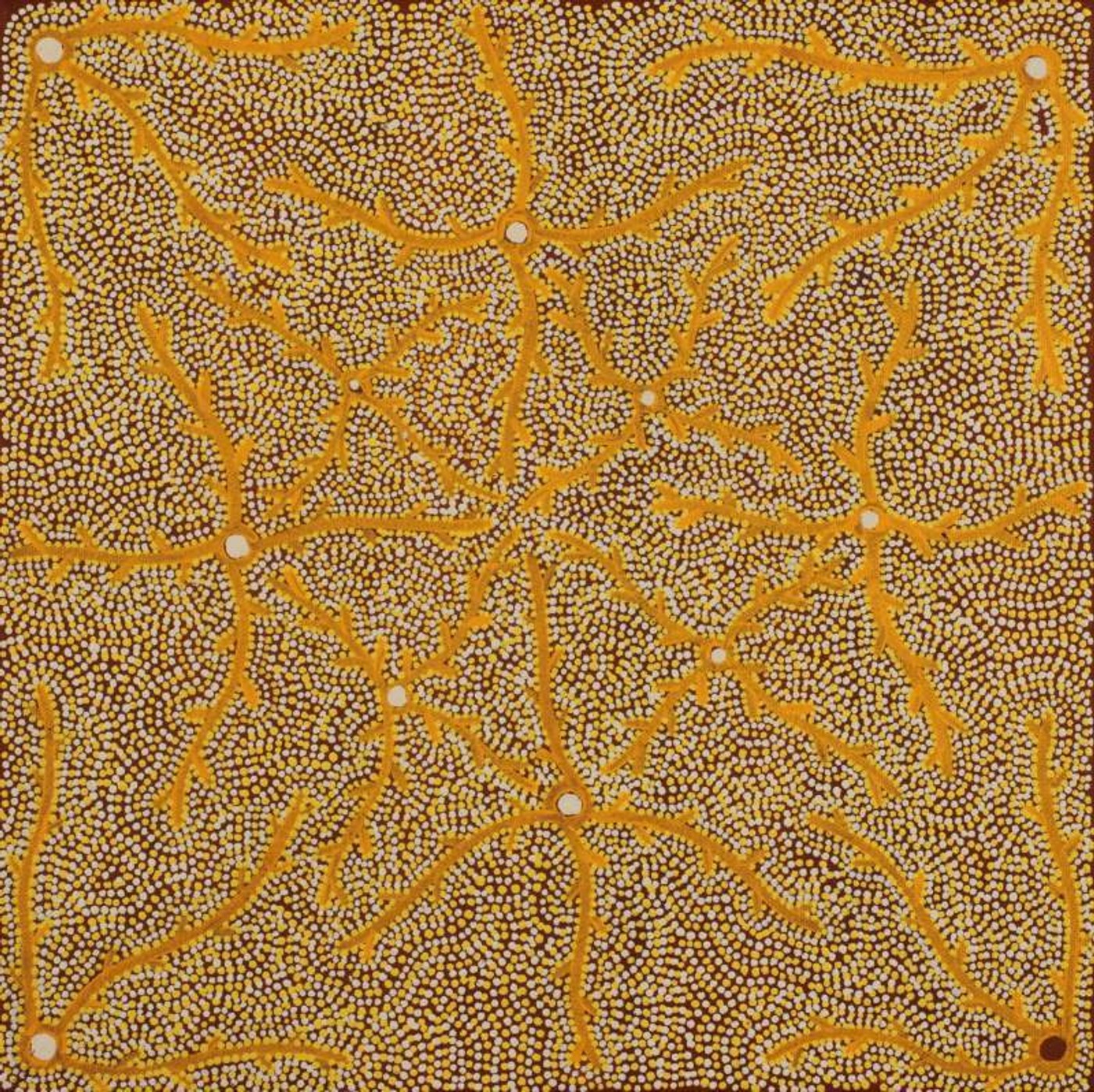 Ngurlu Jukurrpa (Native Seed Dreaming) by Geraldine Napurrurla Langdon