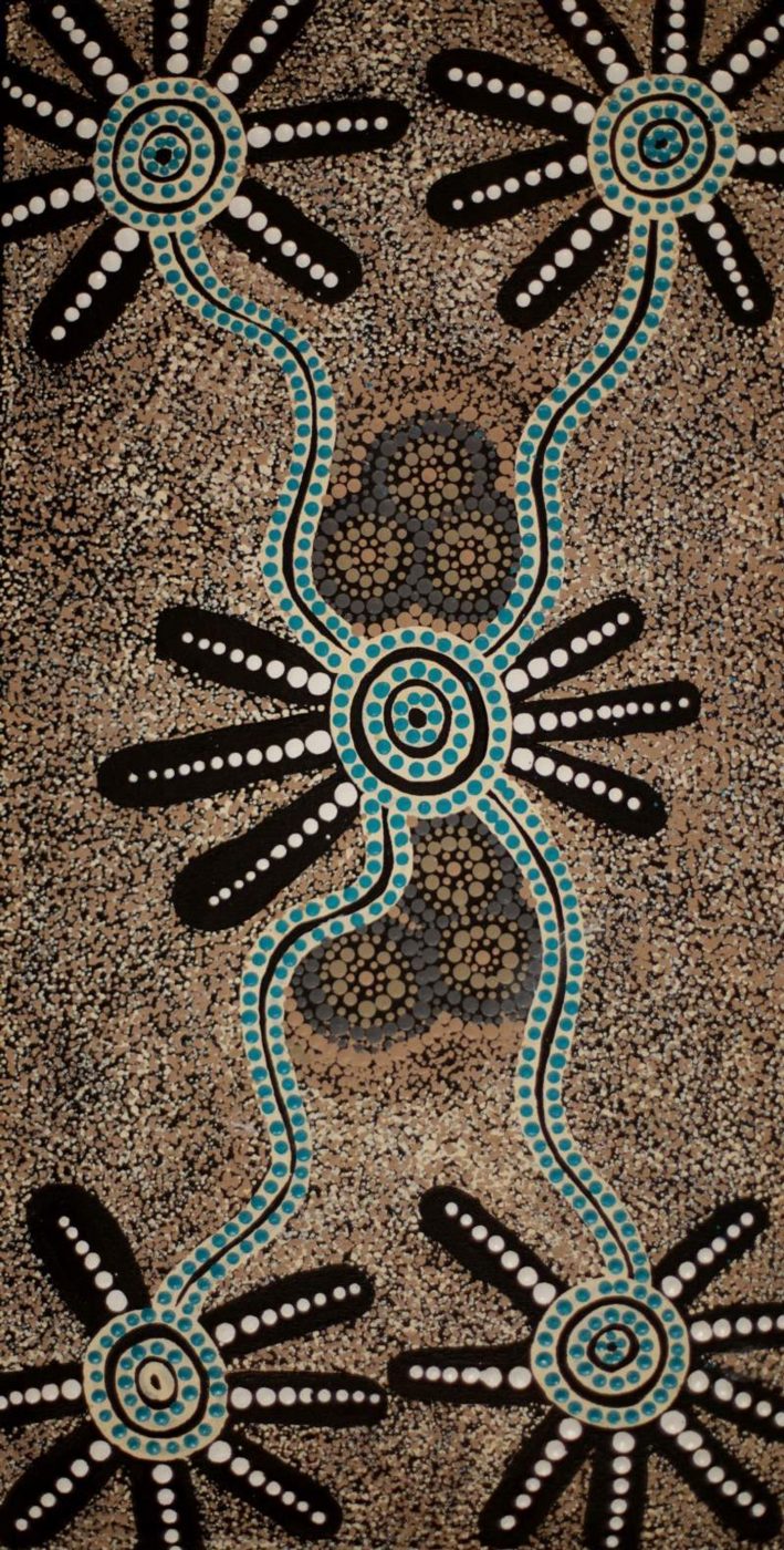 Mina Mina Jukurrpa (Mina Mina Dreaming) by Bethany Nakamarra Langdon