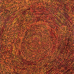 Ngapa Jukurrpa (Water Dreaming)  -  Puyurru by Sarah Napurrurla Leo