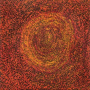 Ngapa Jukurrpa (Water Dreaming)  -  Puyurru by Sarah Napurrurla Leo