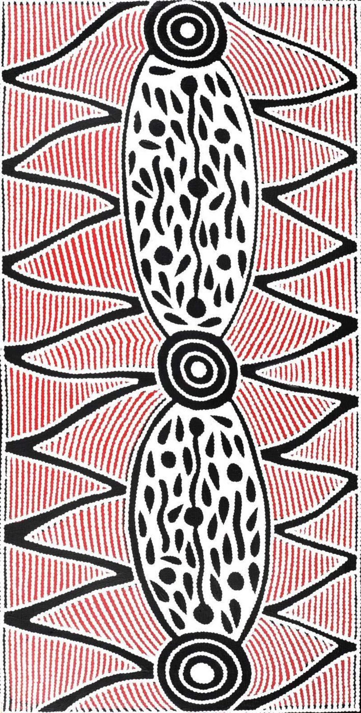Pikilyi Jukurrpa (Vaughan Springs Dreaming) by Ursula Napangardi Hudson