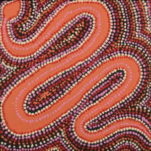 Warna Jukurrpa (Snake Dreaming) by Daphne Napurrurla White