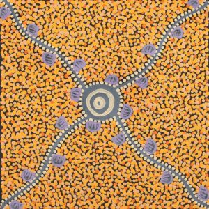 Wardapi Jukurrpa (Goanna Dreaming) - Yarripilangu by Melissa Napangardi Williams