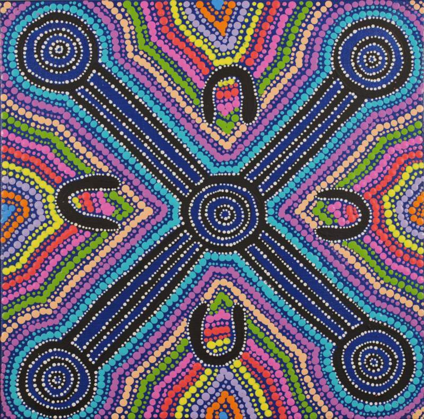 Nguru Yurntumu-wana (Country around Yuendumu) by Patricia Robinson