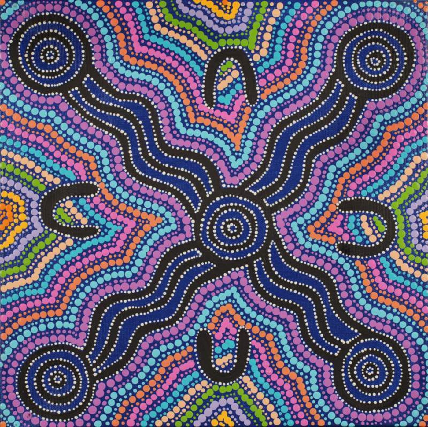 Nguru Yurntumu-wana (Country around Yuendumu) by Patricia Robinson