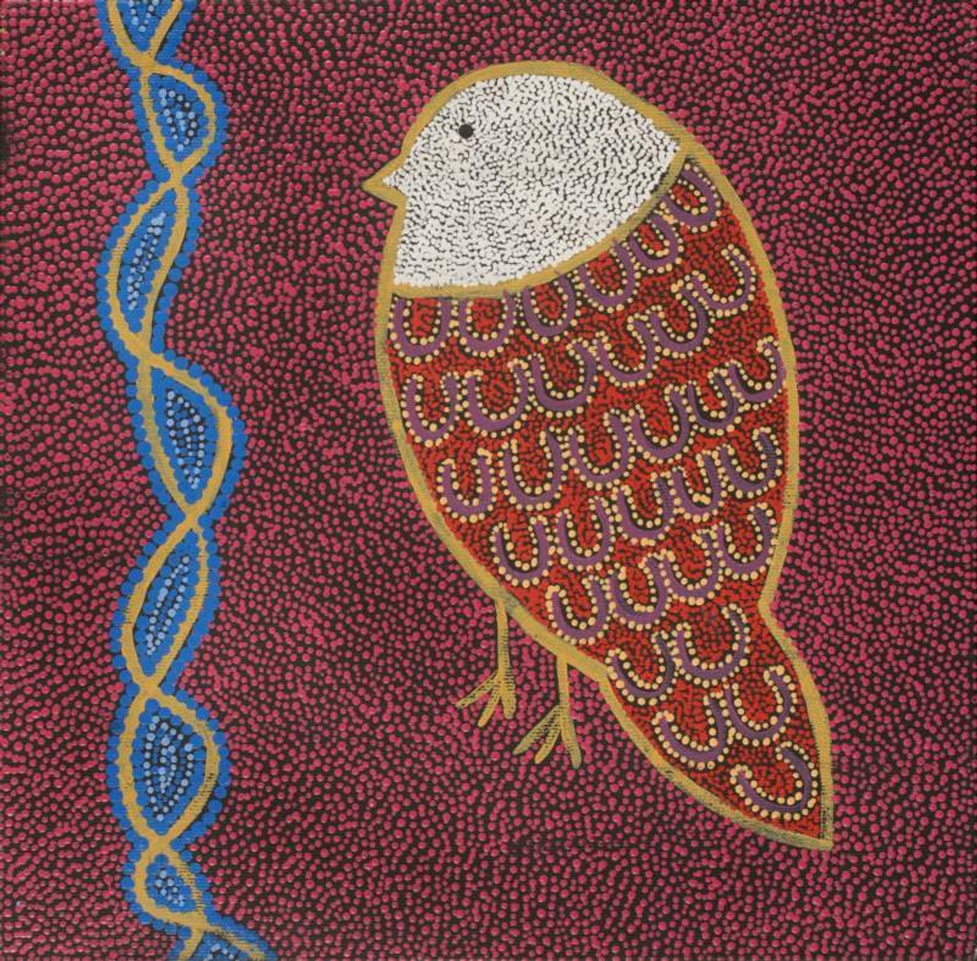 Ngalyipi Jukurrpa (Snakevine Dreaming) - Mina Mina by Geraldine Napangardi Granites by Geraldine Napangardi Granites