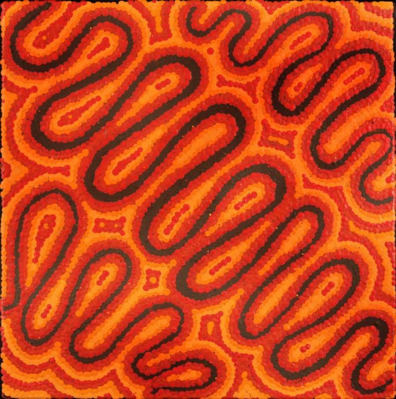 Ngapa Jukurrpa (Water Dreaming) - Puyurru by Kirsten Nangala Egan