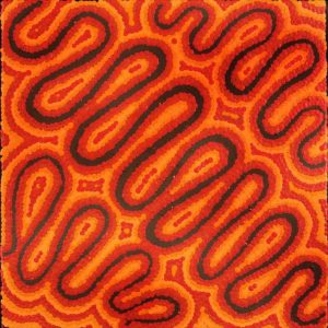 Ngapa Jukurrpa (Water Dreaming)  -  Puyurru by Kirsten Nangala Egan