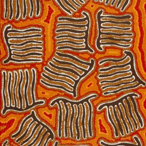 Majardi Jukurrpa (Hairstring Belt/Skirt or Tassel Dreaming) - Mina Mina by Kirsten Nangala Egan