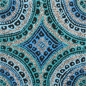 Ngalyipi Jukurrpa (Snakevine Dreaming) - Mina Mina by Kirsty Anne Napanangka Martin