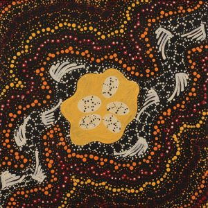 Wardapi Jukurrpa (Goanna Dreaming) - Yarripilangu by Sylvannia Nungarrayi Spencer