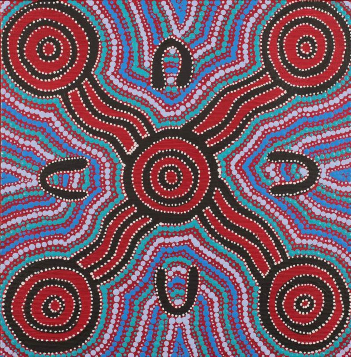 Nguru Yurntumu-wana (Country around Yuendumu) by Patricia Robinson