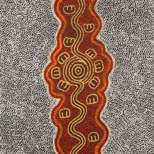 Janganpa Jukurrpa (Brush-tail Possum Dreaming)-  Mawurrji by Ritasha Nampijinpa Martin
