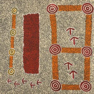 Yankirri Jukurrpa (Emu Dreaming) - Ngarlikirlangu by Michael Japaljarri Wayne