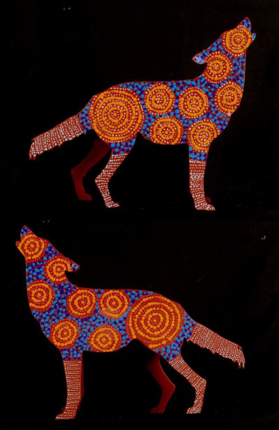 Rambo the dingo by Warlukurlangu Artists