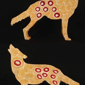 Rambo the dingo by Warlukurlangu Artists