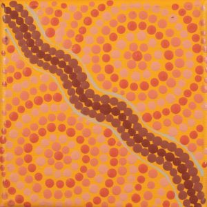 Pamapardu Jukurrpa (Flying Ant Dreaming)  - Warntungurru by Warlukurlangu Artists