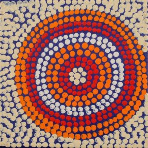 Napaljarri-warnu Jukurrpa (Seven Sisters Dreaming) by Warlukurlangu Artists