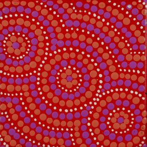 Pamapardu Jukurrpa (Flying Ant Dreaming)  - Warntungurru by Warlukurlangu Artists