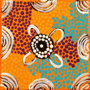 Bush Tucker by Warlukurlangu Artists