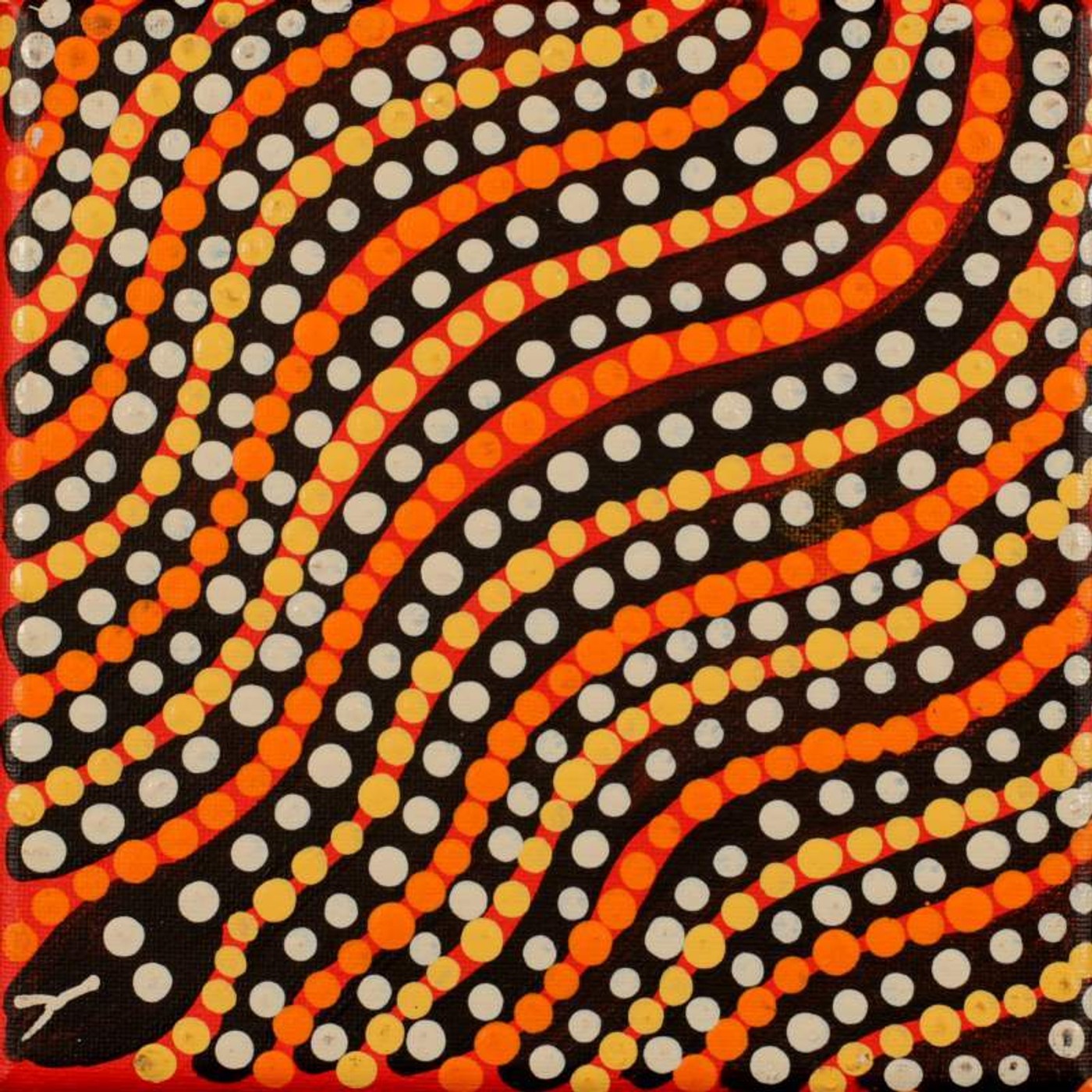 Warna Jukurrpa (Snake Dreaming) by Warlukurlangu Artists