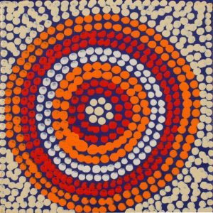 Napaljarri-warnu Jukurrpa (Seven Sisters Dreaming) by Warlukurlangu Artists
