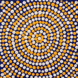 Ngapa Jukurrpa (Water Dreaming)  -  Pirlinyarnu by Warlukurlangu Artists