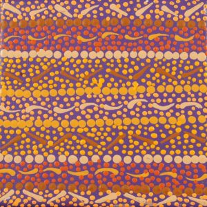 Wanakiji Jukurrpa (Bush Tomato Dreaming) by Warlukurlangu Artists