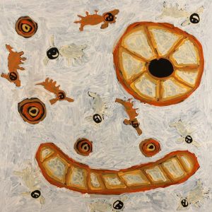 Mina Mina Jukurrpa (Mina Mina Dreaming) by Saraeva Napangardi Marshall