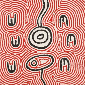 Janganpa Jukurrpa (Brush-tail Possum Dreaming)-  Mawurrji by Janelle Napurrurla Wilson