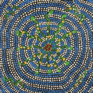 Ngarlkirdi Jukurrpa (Witchetty Grub Dreaming) by Janie Napangardi Williams