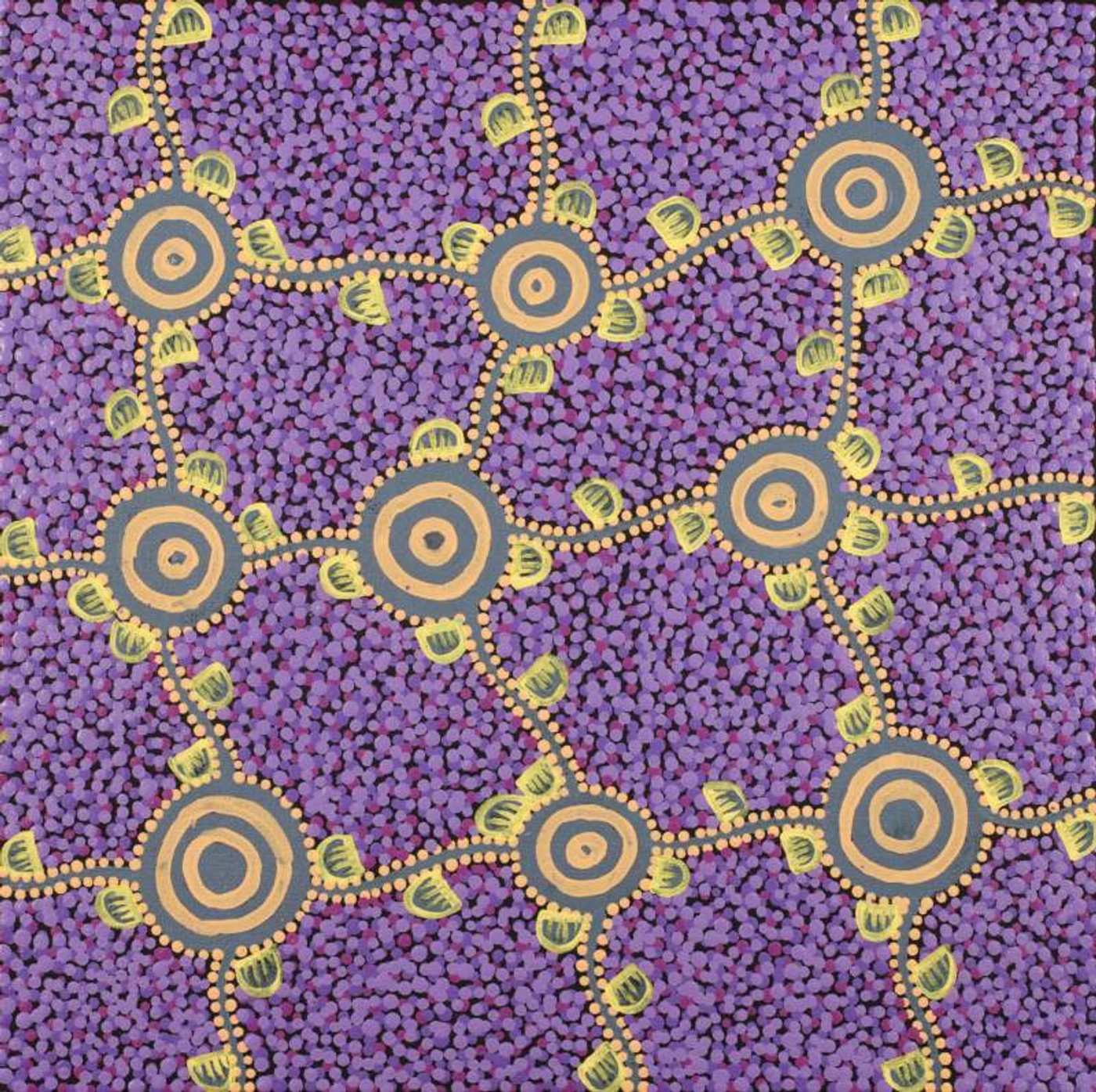 Wardapi Jukurrpa (Goanna Dreaming) - Yarripilangu by Melissa Napangardi Williams