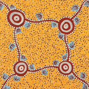 Wardapi Jukurrpa (Goanna Dreaming) - Yarripilangu by Melissa Napangardi Williams