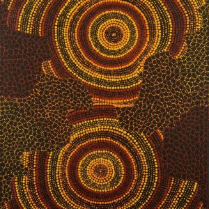Wardapi Jukurrpa (Goanna Dreaming) - Yarripilangu by Sylvannia Nungarrayi Spencer