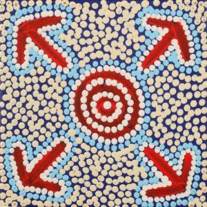 Yankirri Jukurrpa (Emu Dreaming) - Ngarlikirlangu by Warlukurlangu Artists