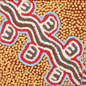 Janganpa Jukurrpa (Brush-tail Possum Dreaming)-  Mawurrji by Warlukurlangu Artists