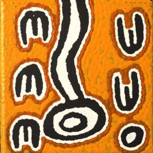 Janganpa Jukurrpa (Brush-tail Possum Dreaming)-  Mawurrji by Warlukurlangu Artists