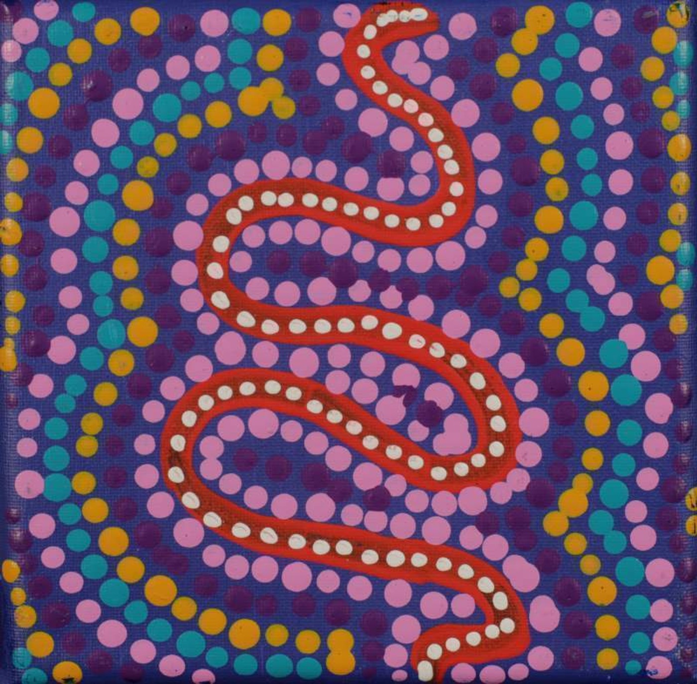 Warlukurlangu Jukurrpa (Fire country Dreaming) by Warlukurlangu Artists