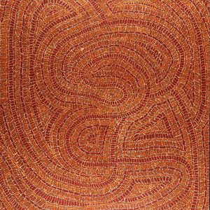Warlukurlangu Jukurrpa (Fire country Dreaming) by Nathania Nangala Granites