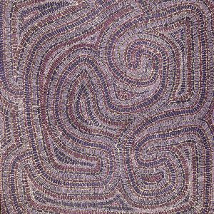Warlukurlangu Jukurrpa (Fire country Dreaming) by Nathania Nangala Granites