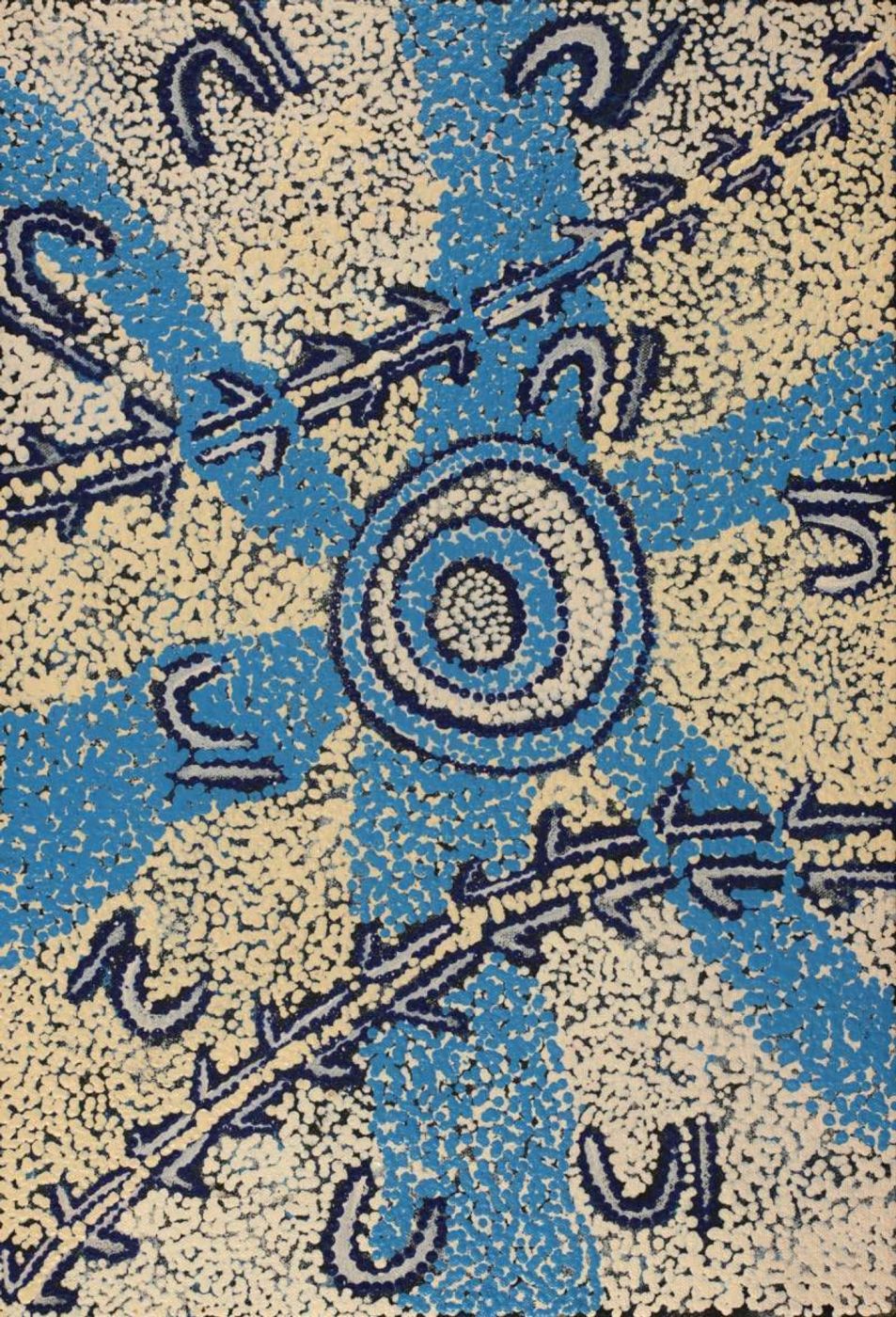 Marlu Jukurrpa (Red Kangaroo Dreaming) Yarnardilyi & Jurnti by Veston Jakamarra Walker