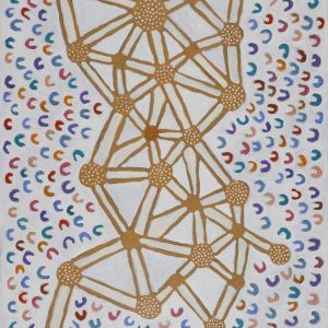 Ngapa Jukurrpa (Water Dreaming)  -  Puyurru by Bess Napanangka Poulson