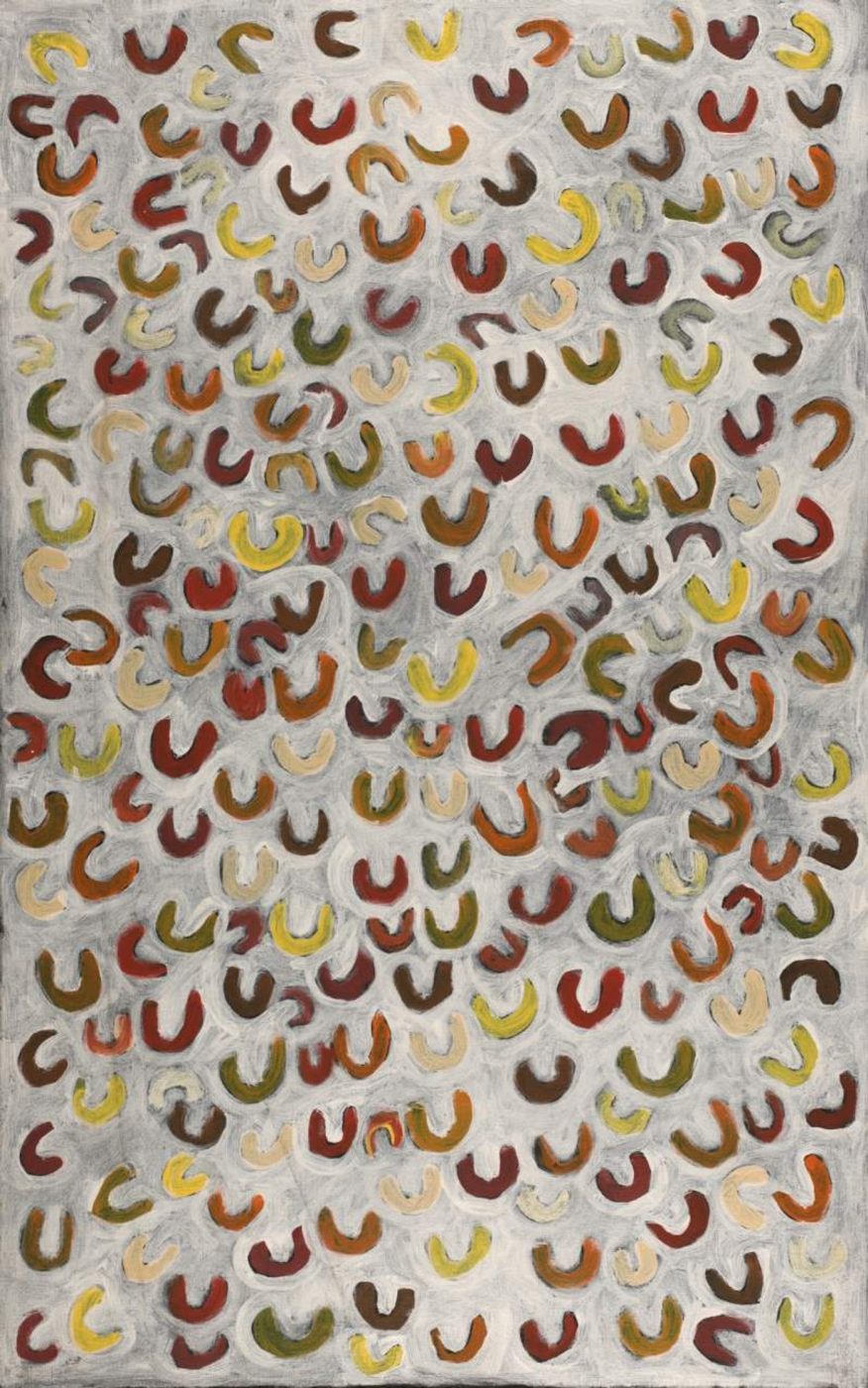 Ngapa Jukurrpa (Water Dreaming) - Puyurru by Bess Napanangka Poulson