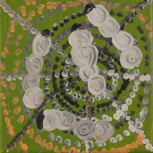 Ngarlkirdi Jukurrpa (Witchetty Grub Dreaming) by Warlukurlangu Artists