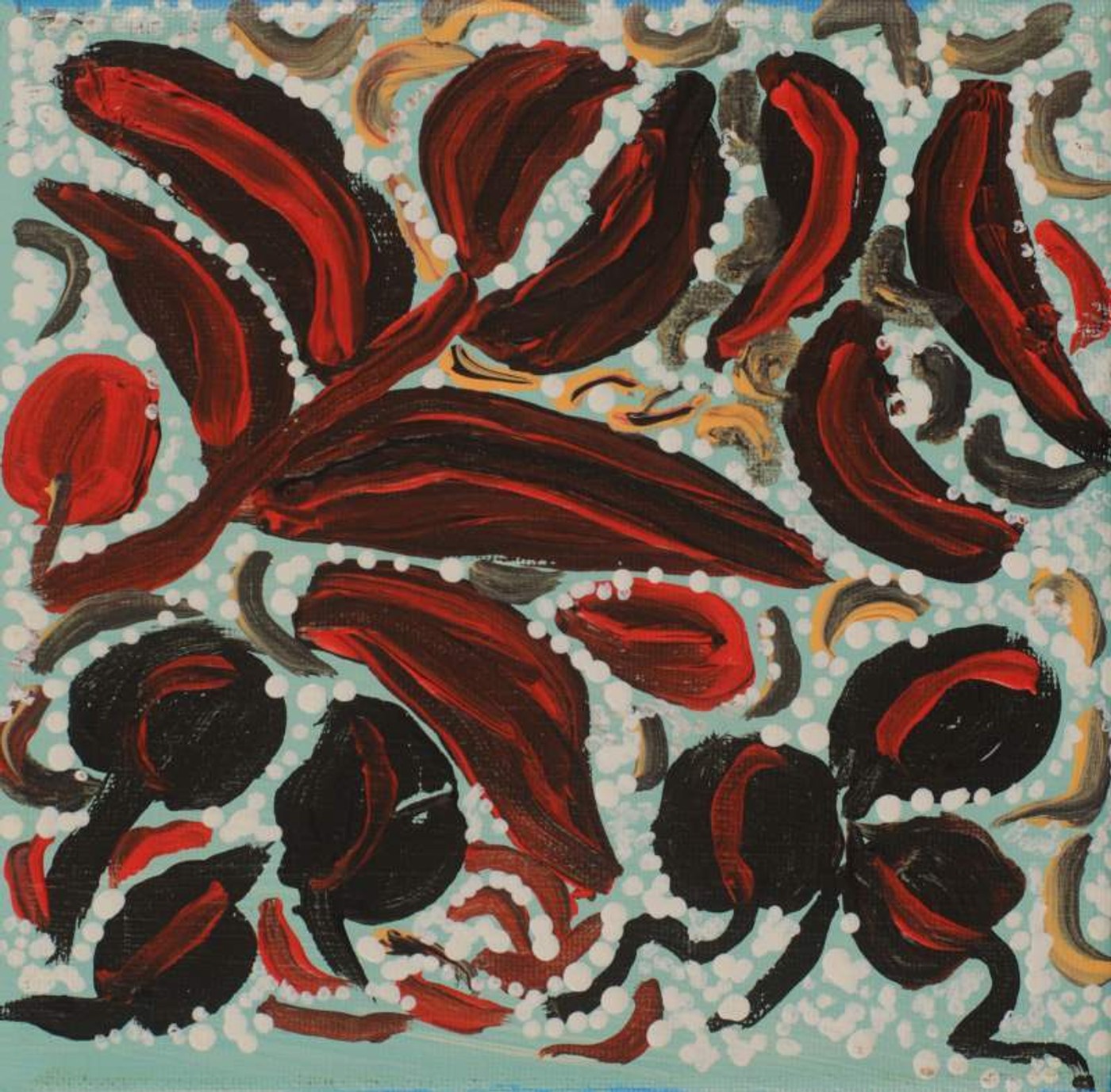 Bush Tucker by Warlukurlangu Artists