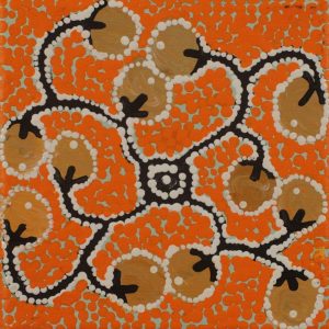 Wanakiji Jukurrpa (Bush Tomato Dreaming) by Warlukurlangu Artists