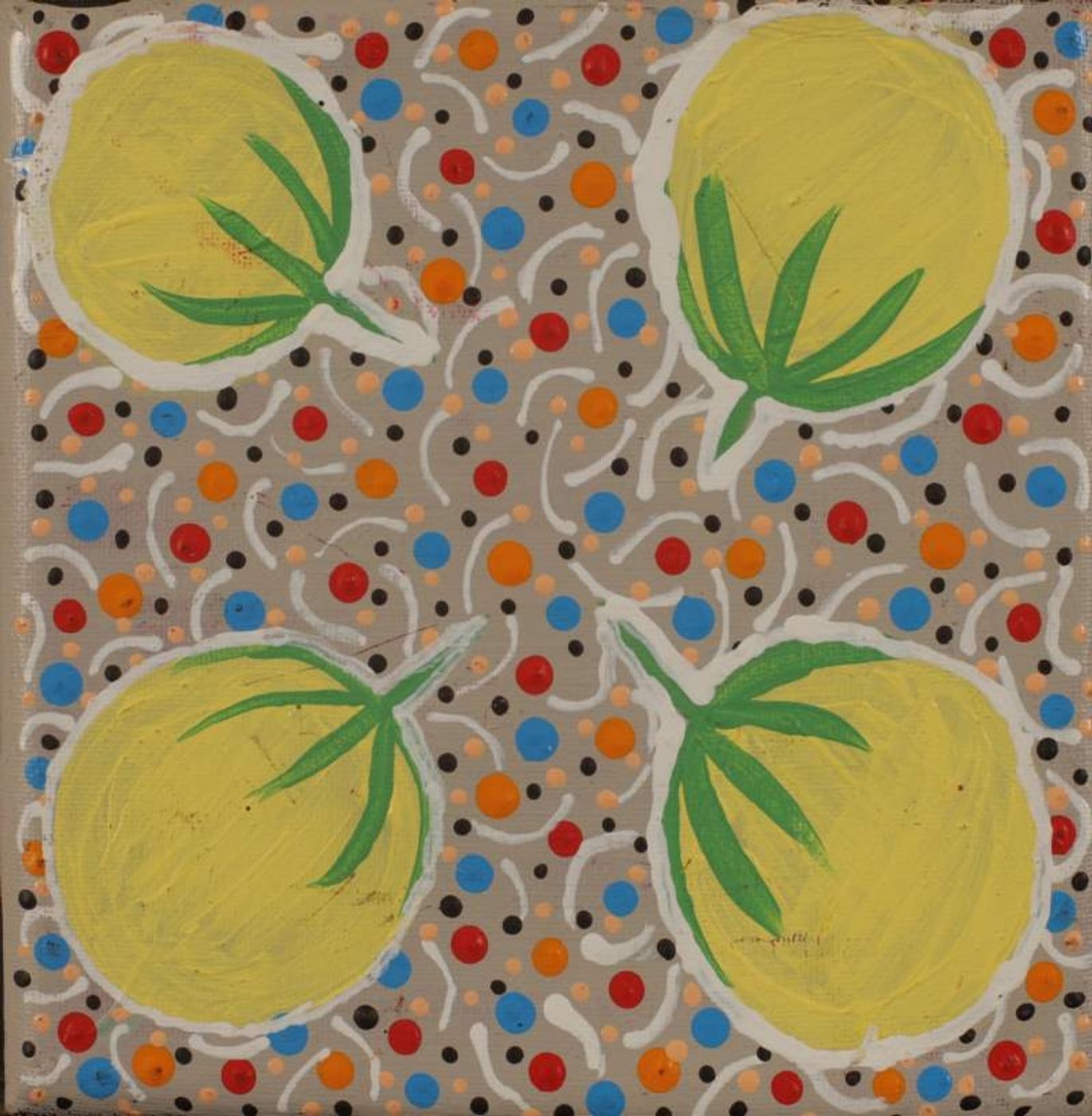 Wanakiji Jukurrpa (Bush Tomato Dreaming) by Warlukurlangu Artists