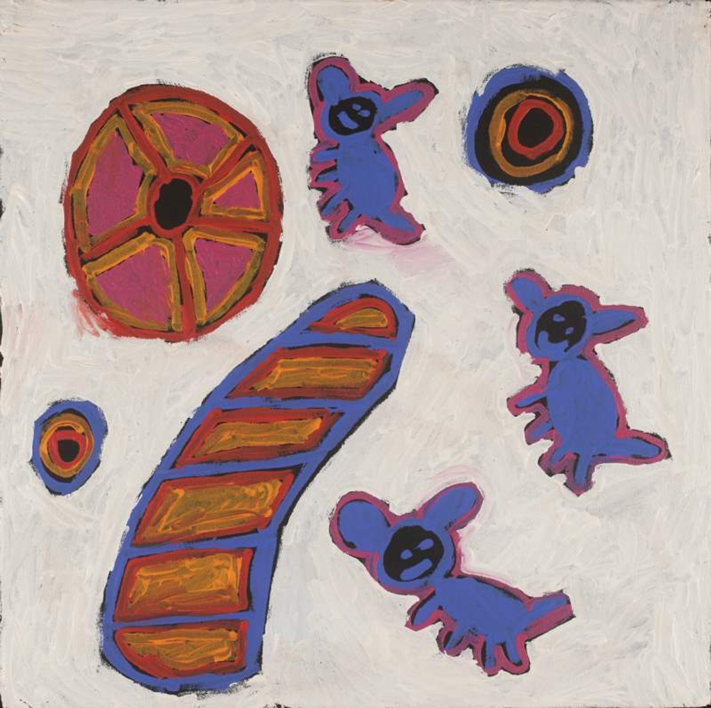 Mina Mina Jukurrpa (Mina Mina Dreaming) by Saraeva Napangardi Marshall