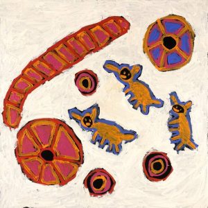 Mina Mina Jukurrpa (Mina Mina Dreaming) by Saraeva Napangardi Marshall