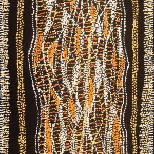 Sabrina Nangala Robertson作 アボリジニアート③ Sabrina Nangala Robertson - Warlukurlangu